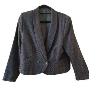 James Pringle Weaver of Inverness Women's Wool Jacket Blazer Sz 42 Lined Checks
